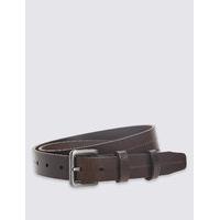 M&S Collection 3cm Double Keeper Leather Belt