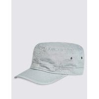 ms collection washed panelled cap