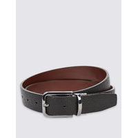 M&S Collection Pebble Grain Formal Reversible Belt