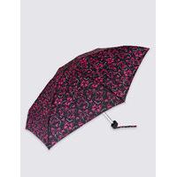 M&S Collection Butterfly Spots Compact Umbrella with Stormwear