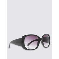 M&S Collection Rectangular Wrap Oversized Sunglasses