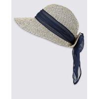 M&S Collection Marl Scarf Summer Hat