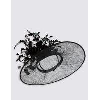 M&S Collection Floral Straw Fascinator