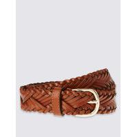 ms collection leather square buckle hip belt