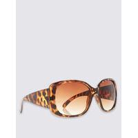 M&S Collection Rectangular Wrap Oversized Sunglasses