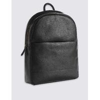 ms collection pebble grain leather rucksack