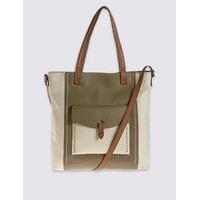 M&S Collection Faux Leather Tote Bag