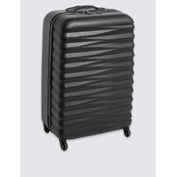 ms collection large 4 wheel essentials hard suitcase