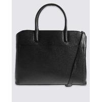 M&S Collection Leather Laptop Technology Tote Bag