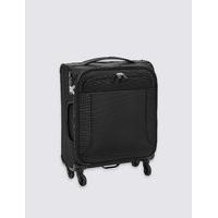 ms collection cabin 4 wheel lightweight soft suitcase