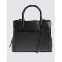 ms collection leather tablet technology tote bag