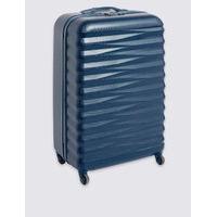 ms collection large 4 wheel essentials hard suitcase