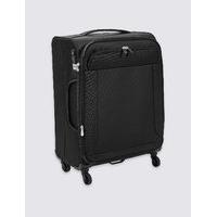 M&S Collection Medium 4 Wheel Lightweight Soft Suitcase