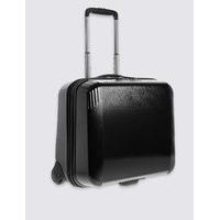 ms collection 2 wheel hard mobile office suitcase