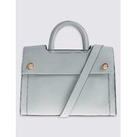 M&S Collection Faux Leather Stud Tote Bag