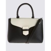 M&S Collection Faux Leather Mini Grab Tote Bag