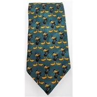 M&S deep green Daffy Duck print tie