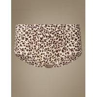 M&S Collection Animal Print Low Rise Shorts