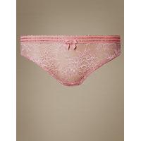 M&S Collection Floral Lace Thong