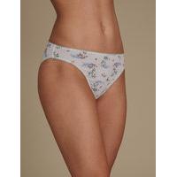 M&S Collection 5 Pack Cotton Rich High Leg Knickers