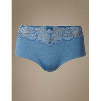 M&S Collection Ornate Lace High Rise Shorts