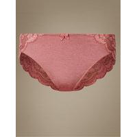 M&S Collection Ornate Lace High Leg Knickers