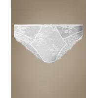 ms collection eyelash lace brazilian knickers