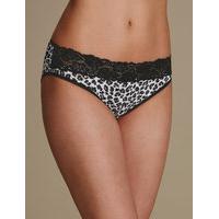 M&S Collection 5 Pack Lace Waist High Leg Knickers