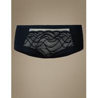 ms collection no vpl lace low rise shorts