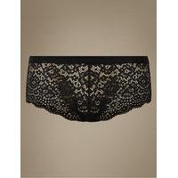 M&S Collection Vintage Lace Low Rise Shorts