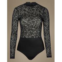 M&S Collection Light Control Long Sleeve Lace Body