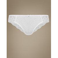 ms collection ditsy floral embroidered brazilian knickers