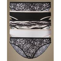 M&S Collection 5 Pack No VPL Bikini Knickers