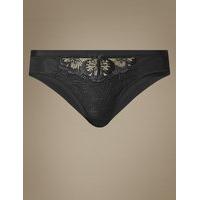 ms collection floral embroidered brazilian knickers