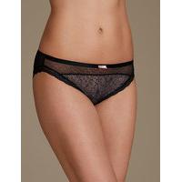 M&S Collection 2 Pack Textured High Leg Knickers