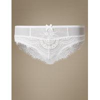 M&S Collection Eyelash Lace Brazilian Knickers