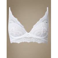 M&S Collection Eyelash Padded High Apex Plunge Bra A-E