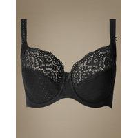 ms collection vintage lace cotton rich non padded full cup bra b e