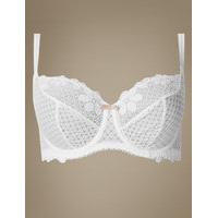 M&S Collection Daisy Lace Non-Padded Balcony Bra DD-GG