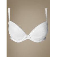 M&S Collection Lace Padded Plunge Bra DD-GG