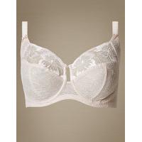 M&S Collection Floral Embroidered Non-Padded Full Cup Bra