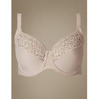 ms collection vintage lace cotton rich non padded full cup bra b e