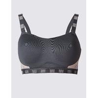 M&S Collection High Impact Padded Full Cup Sports Bra A-DD