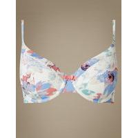 ms collection printed padded full cup bra a e