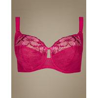 M&S Collection Embroidered Non-Padded Full Cup Bra DD-H