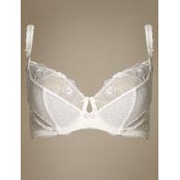 M&S Collection Embroidered Non-Padded Balcony Bra DD-GG