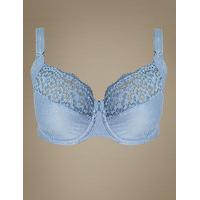 M&S Collection Vintage Lace Cotton Rich Non-Padded Full Cup Bra B-E
