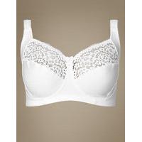ms collection total support vintage lace non padded full cup bra b g