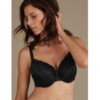 M&S Collection 2 Pack Geometric Lace Padded Plunge T-Shirt Bra DD-G