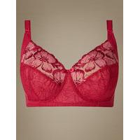 ms collection embroidered non padded full cup bra b e